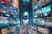 中国科技海报，未来科技的视觉盛宴