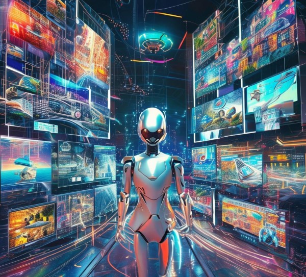中国科技海报，未来科技的视觉盛宴
